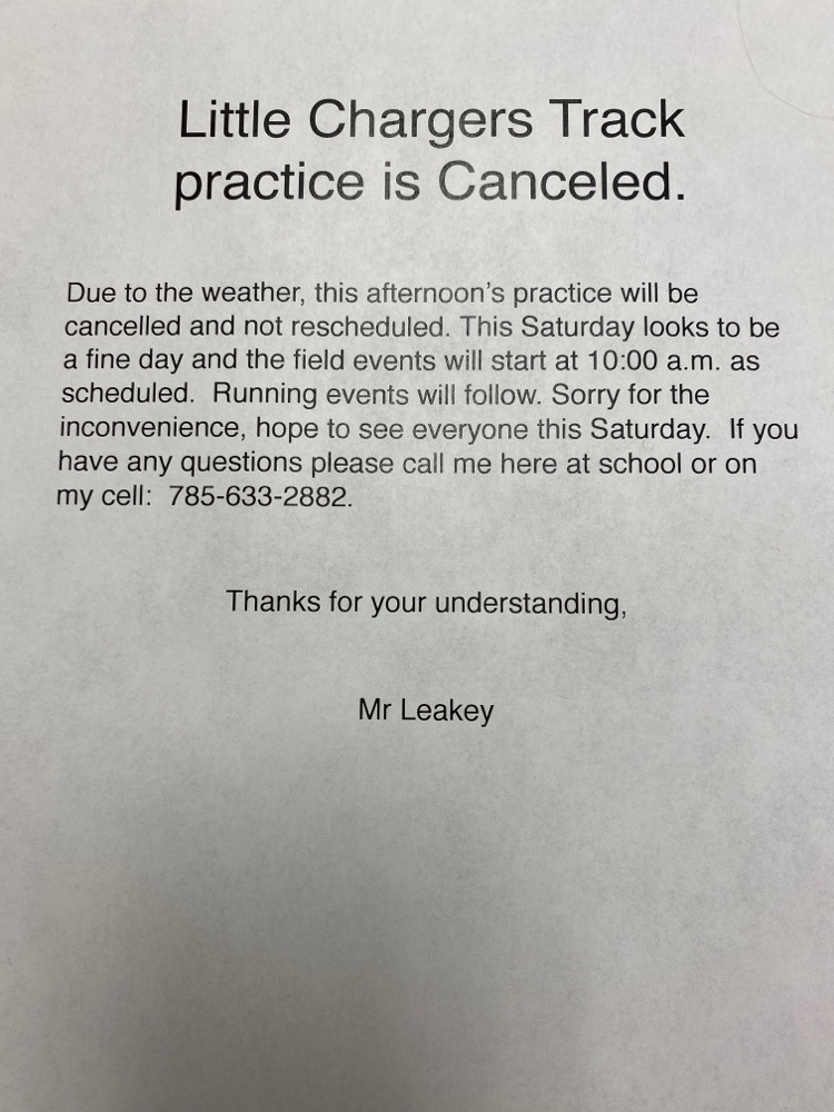 track clinic cancelled