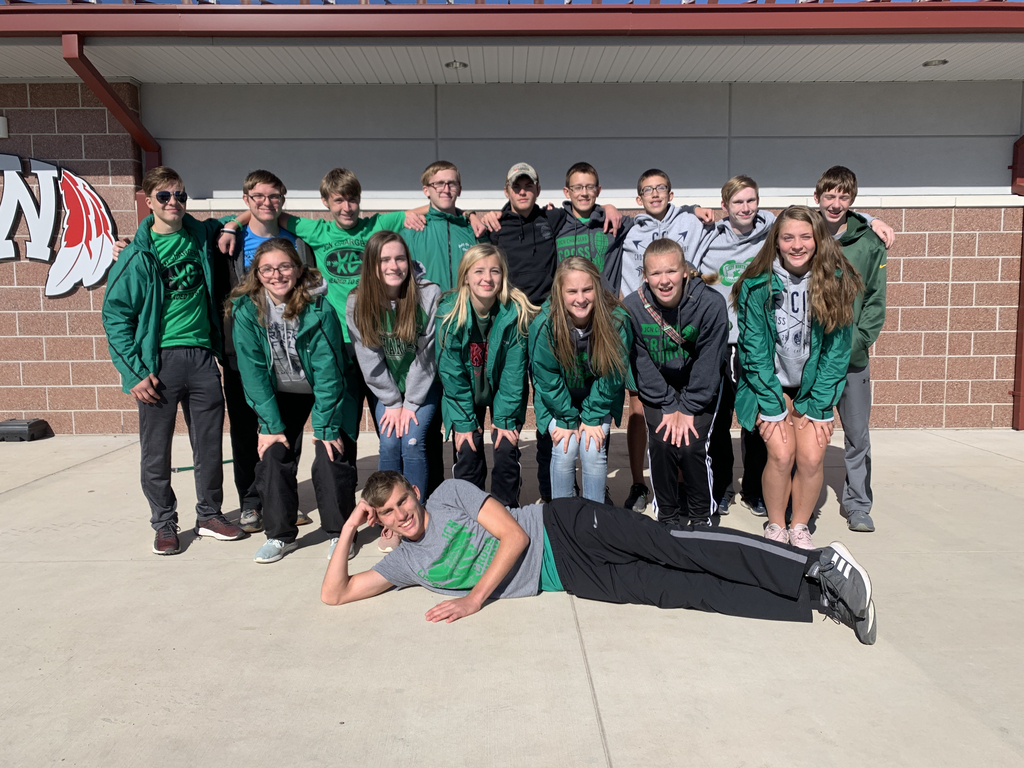 The team, including all non qualifiers who came to support the state runners.